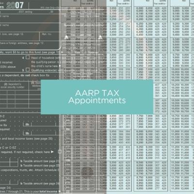 AARP Tax Assistance Appointments Available