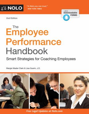 The employee performance handbook cover image