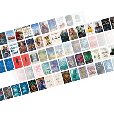 Graphic of Rows of Books