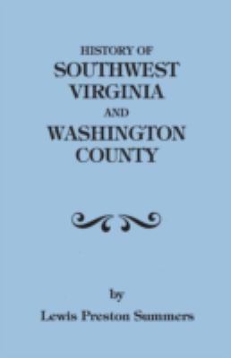 History of southwest Virginia, 1746-1786, Washington County, 1777-1870  cover image cdn