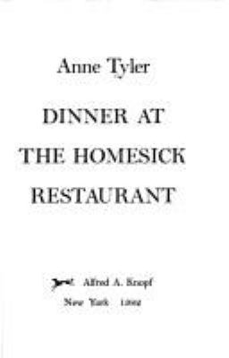 Dinner at the Homesick Restaurant  cover image cdn