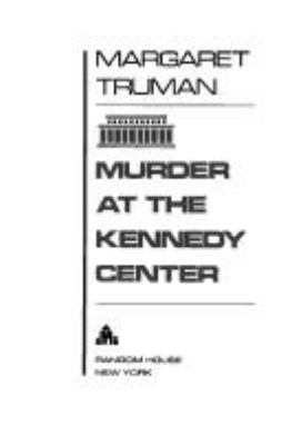 Murder at the Kennedy Center  cover image cdn