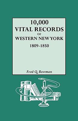10,000 vital records of western New York, 1809-1850  cover image cdn