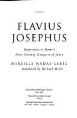 Flavius Josephus : eyewitness to Rome's first-century conquest of Judea  cover image cdn