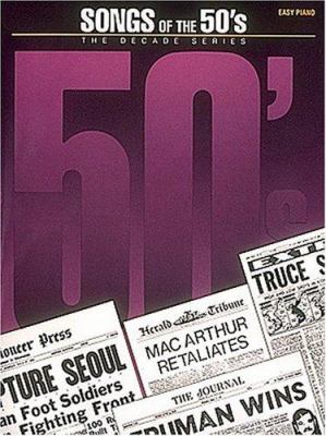 Songs of the 50's easy piano cover image cdn