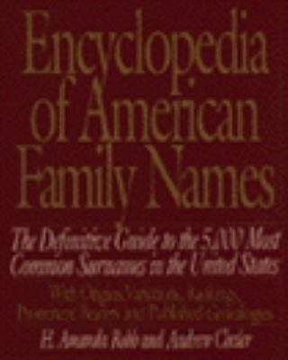 Encyclopedia of American family names  cover image cdn