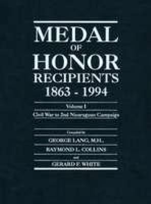 Medal of Honor recipients, 1863-1994  cover image cdn