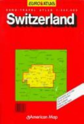Euro-travel atlas 1:300,000. Switzerland cover image cdn