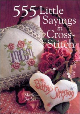 555 little sayings in cross-stitch  cover image cdn