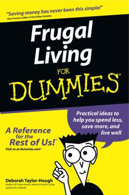 Frugal living for dummies  cover image cdn