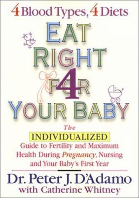 Eat right 4 your baby : the individualized guide to fertility and maximum health during pregnancy, nursing, and your baby's first year  cover image cdn