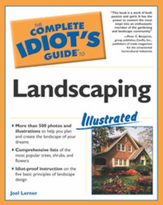 The complete idiot's guide to landscaping illustrated  cover image cdn