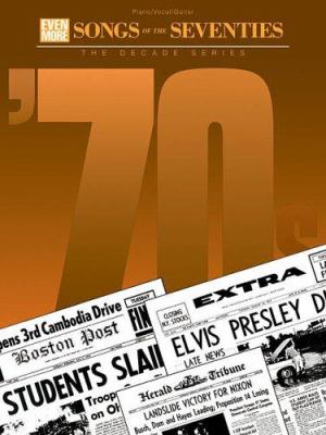 Even more songs of the seventies piano, vocal, guitar cover image cdn