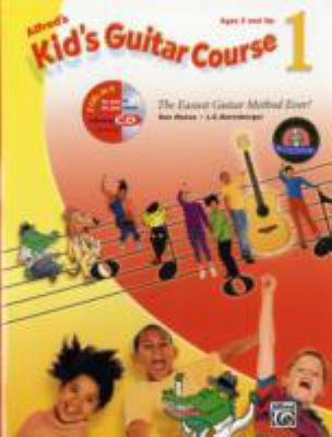 Alfred's kid's guitar course 1 : the easiest guitar method ever!  cover image cdn