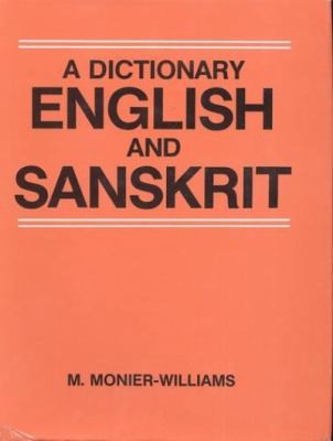 A dictionary, English and Sanskrit  cover image cdn