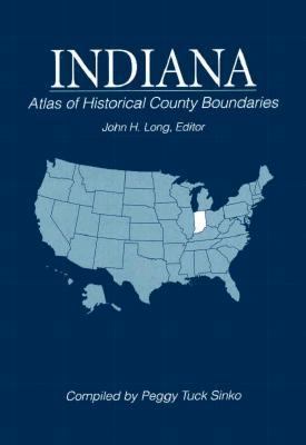 Atlas of historical county boundaries. Indiana cover image cdn