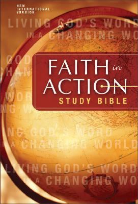 Faith in action study Bible : living God's word in a changing world : New International Version cover image cdn