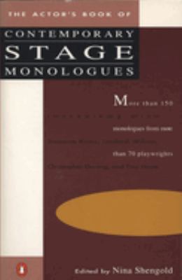 The Actor's book of contemporary stage monologues cover image