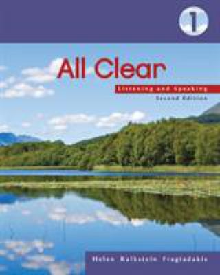 All clear! 1 listening and speaking  cover image cdn