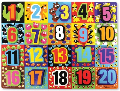 Chunky puzzle. Numbers cover image cdn