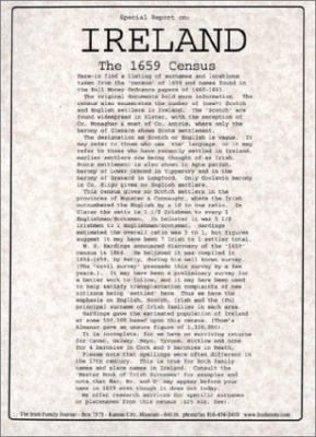 Special report on Ireland : the 1659 census cover image