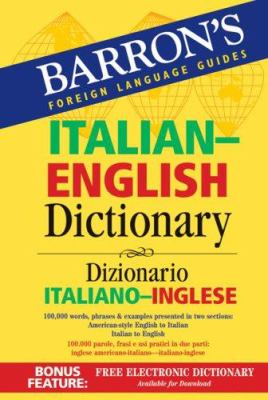 Italian-English dictionary = Dizionario Italiano-inglese  cover image cdn