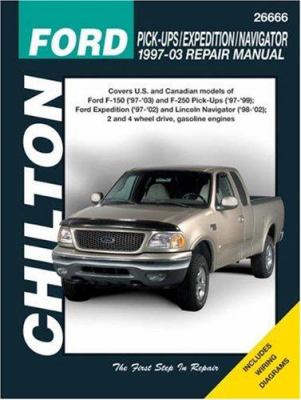 Chilton's Ford Pick-Ups/Expedition/Navigator 1997-03 repair manual  cover image cdn