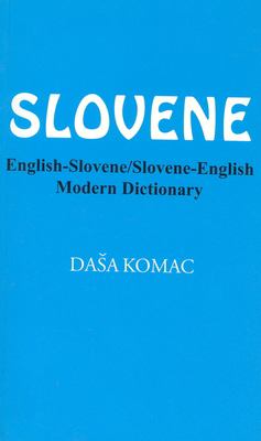 English-Slovene/Slovene-English modern dictionary cover image