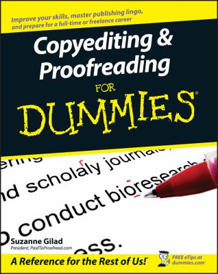 Copyediting & proofreading for dummies  cover image cdn
