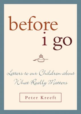 Before I go : letters to our children about what really matters  cover image cdn