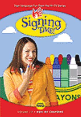 Signing time. Series two, vol. 12, Box of crayons cover image cdn