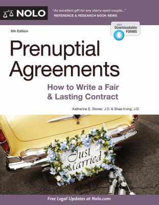 Prenuptial agreements : how to write a fair and lasting contract  cover image cdn