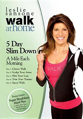 Walk at home with Leslie Sansone. 5 day slim down cover image cdn