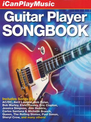 Guitar player songbook over 90 rock hits and pop classics arranged for easy guitar, in standard notation with chord boxes, full lyrics, and suggested strumming patterns cover image cdn
