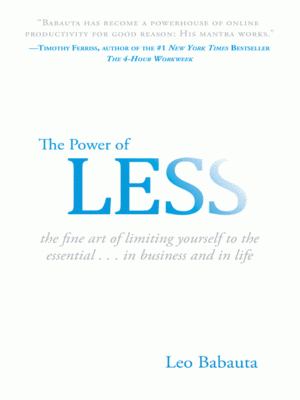 The power of less : the fine art of limiting yourself to the essential  cover image cdn