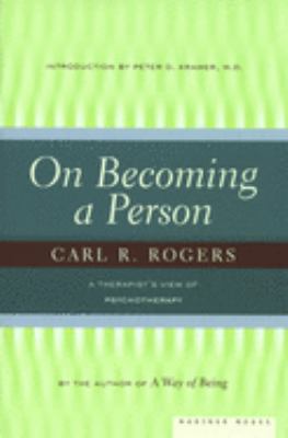 On becoming a person : a therapist's view of psychotherapy  cover image cdn