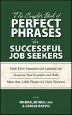 The complete book of perfect phrases for job seekers  cover image cdn