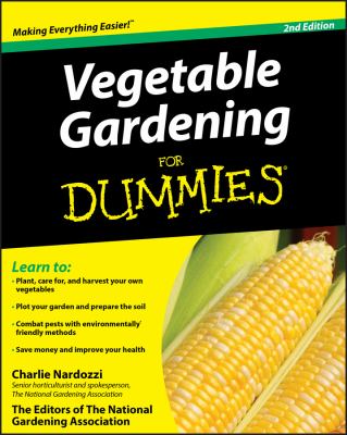 Vegetable gardening for dummies cover image