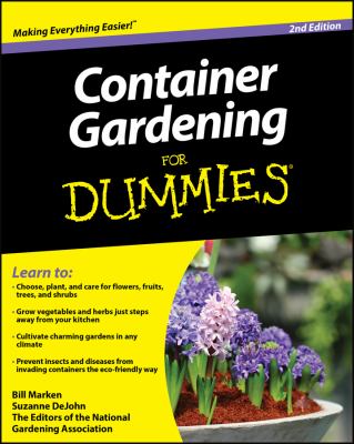 Container gardening for dummies  cover image cdn
