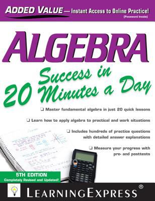 Algebra success in 20 minutes a day cover image cdn