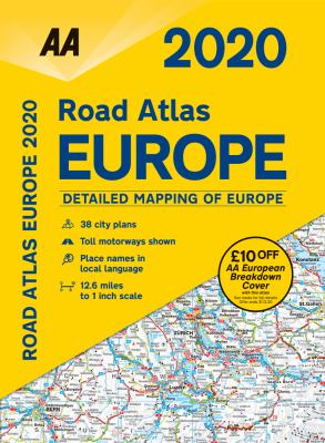 AA road atlas Europe cover image cdn