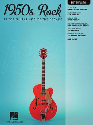 1950s rock 52 top guitar hits of the decade : easy guitar tab cover image cdn