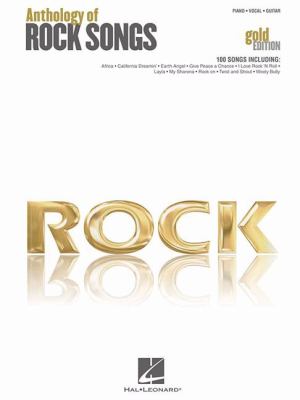 Rock anthology of rock songs : piano, vocal, guitar cover image cdn