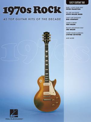 1970s rock 40 top guitar hits of the decade : easy guitar tab cover image cdn