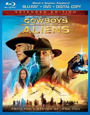 Cowboys & aliens [Blu-ray + DVD combo] cover image cdn