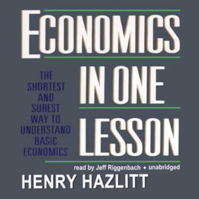 Economics in one lesson the shortest and surest way to understand basic economics  cover image cdn