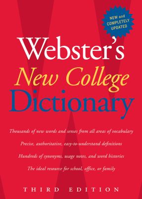 Webster's New College Dictionary cover image cdn