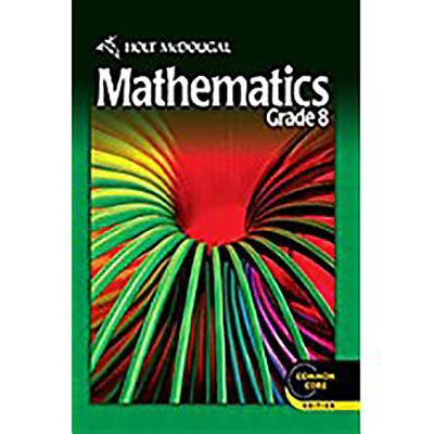 Holt McDougal mathematics. Grade 8  cover image cdn