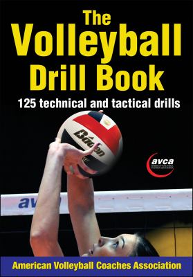 The volleyball drill book cover image