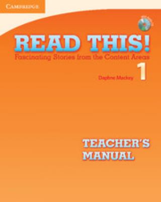 Read this! Level 1, Teacher's manual  cover image cdn